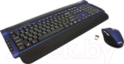 Клавиатура+мышь Dialog Katana KMRLK-0517U (синий)