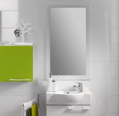 Шкаф с зеркалом для ванной Cersanit Nano P-LU-NANO - вид спереди 