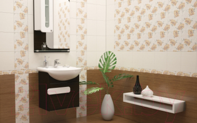 Шкаф с зеркалом для ванной Cersanit Piano N-LU-PIA - в интерьере 1