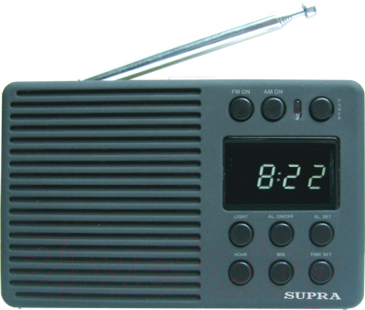 Радиоприемник Supra ST-112 (серый)