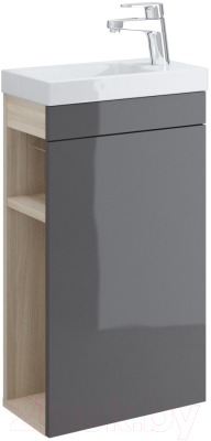 Изображение товара Тумба под умывальник Cersanit Smart / P-SU-SMA-CO40/Gr (серый, для Como 40)