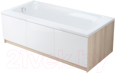 Ванна акриловая Cersanit Smart 170x80 / P-WP-SMARTx170-R (с ножками)