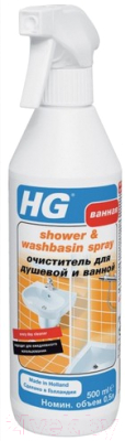 Чистящее средство для ванной комнаты HG Чистящее средство для душевой и ванной (0.5л)
