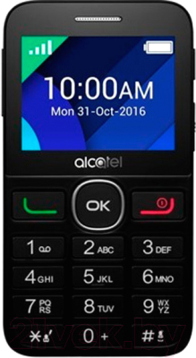 Мобильный телефон Alcatel 2008G (черный/белый)