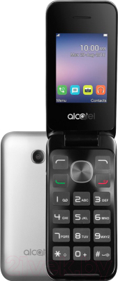 Мобильный телефон Alcatel One Touch 2051D (серебристый металлик)