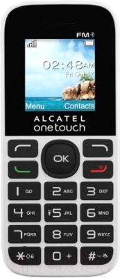 Мобильный телефон Alcatel One Touch 1054D (белый)