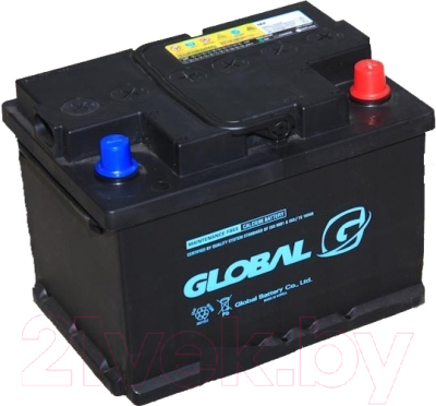 Автомобильный аккумулятор Global 6СТ-60 SMF R (60 А/ч)