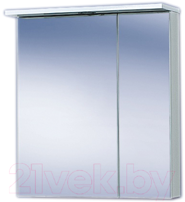 Шкаф с зеркалом для ванной Акваль Эмили 60 / AL.04.60.10.L
