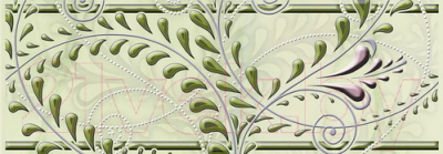 Бордюр Beryoza Ceramica Елена каприз зеленая (200x70)