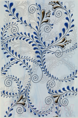 Декоративная плитка Beryoza Ceramica Елена каприз синий (200x300)