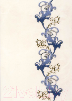 Декоративная плитка Beryoza Ceramica Мрия синяя (250x350)
