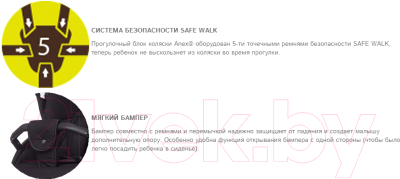 Детская универсальная коляска Anex Cross 2 в 1 (CR03)