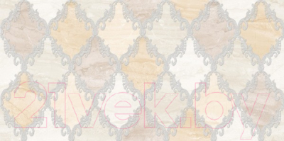 Декоративная плитка Beryoza Ceramica Дубай 3 светло-бежевый (250x500)