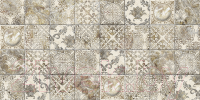 Декоративная плитка Beryoza Ceramica Рамина бежевая (250x500)