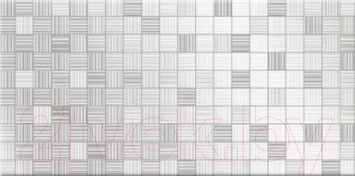 Декоративная плитка Beryoza Ceramica День пиксел белый (250x500)
