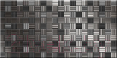 Декоративная плитка Beryoza Ceramica Ночь пиксел черная (250x500)