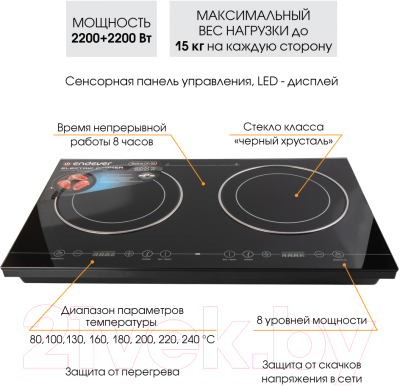 Электрическая настольная плита Endever Skyline IP-34