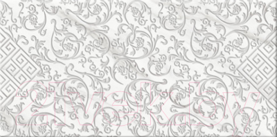 Декоративная плитка Beryoza Ceramica Каррара Антика белая (500x250)