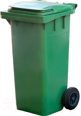 Контейнер для мусора Титан Мета 120л (зеленый)