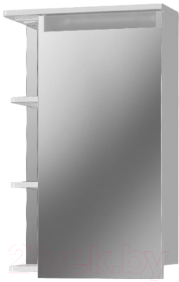 Шкаф с зеркалом для ванной Belux Сонет-Сити ВШ61 (левый)