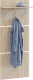 Вешалка для одежды Сокол-Мебель ВШ-5.1 (дуб сонома) - 