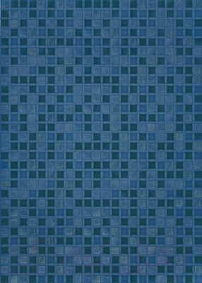 Плитка Beryoza Ceramica Квадро синий (250x350)