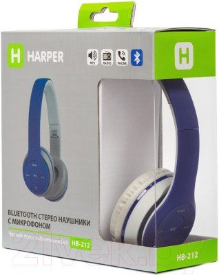 Беспроводные наушники Harper HB-212 (синий)