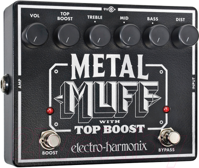 Педаль электрогитарная Electro-Harmonix Metal Muff w/Top Boost