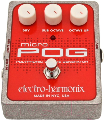 Педаль электрогитарная Electro-Harmonix Micro POG Octave