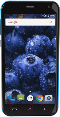 Смартфон Venso Isprit U50 (черный/синий) - вид со сменной панелью