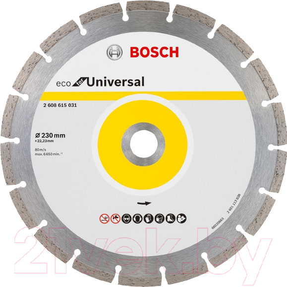 Отрезной диск алмазный Bosch Eco Universal 2.608.615.031