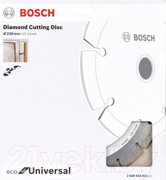 Отрезной диск алмазный Bosch Eco Universal 2.608.615.031