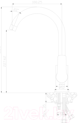 Смеситель Rossinka Silvermix W35-24