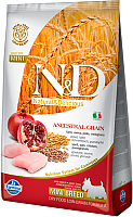 Сухой корм для собак Farmina N&D Low Grain Chicken & Pomegranate Adult Mini (2.5кг) - 