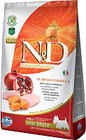 Сухой корм для собак Farmina N&D Grain Free Pumpkin Chicken & Pomegranate Adult Mini (800г) - 