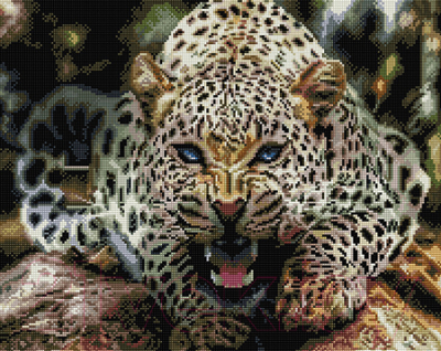 Набор алмазной вышивки Picasso Оскал леопарда (PD4050038)