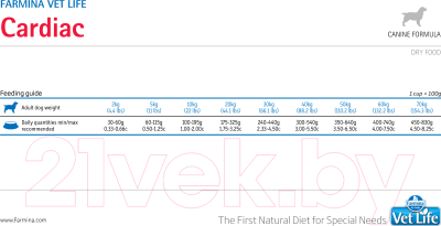 Сухой корм для собак Farmina Vet Life Cardiac (2кг)