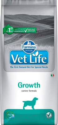 Сухой корм для собак Farmina Vet Life Growth (2кг)