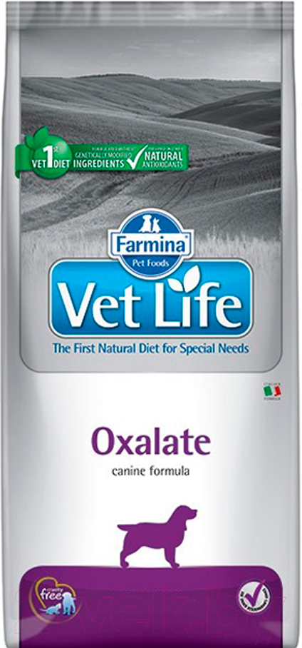 Сухой ветеринарный корм для собак Farmina Vet Life Oxalate (2кг)