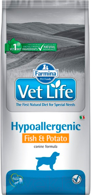 Сухой корм для собак Farmina Vet Life Hypoallergenic Fish & Potato (12кг)