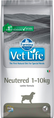 Сухой корм для собак Farmina Vet Life Neutered 1-10 (2кг)