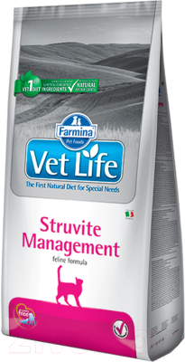 Сухой корм для кошек Farmina Vet Life Struvite Management (2кг)
