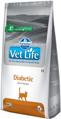 Сухой корм для кошек Farmina Vet Life Diabetic (2кг)