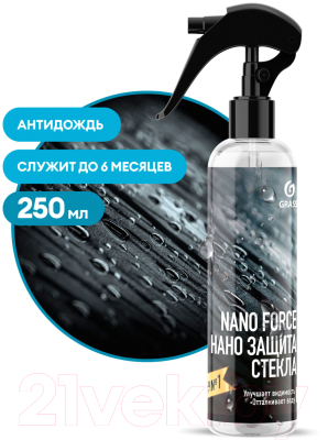 Покрытие для стекла Grass Антидождь Nano Force / NF04 (250мл)