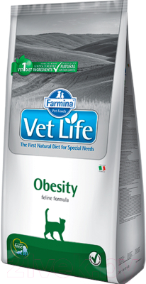 Сухой корм для кошек Farmina Vet Life Obesity (2кг)