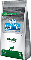 Сухой корм для кошек Farmina Vet Life Obesity (10кг) - 