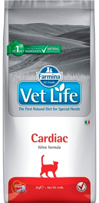 Сухой корм для кошек Farmina Vet Life Cardiac (2кг)