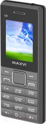 Мобильный телефон Maxvi C9 (серый/черный)