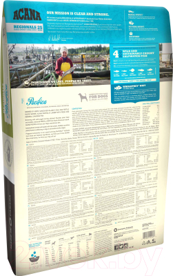 Сухой корм для собак Acana Heritage Pacifica Dog %rs_city_gde%
