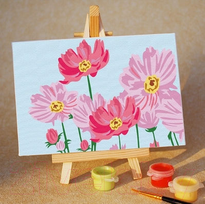 Картина по номерам Menglei Весенние цветы (MA009)